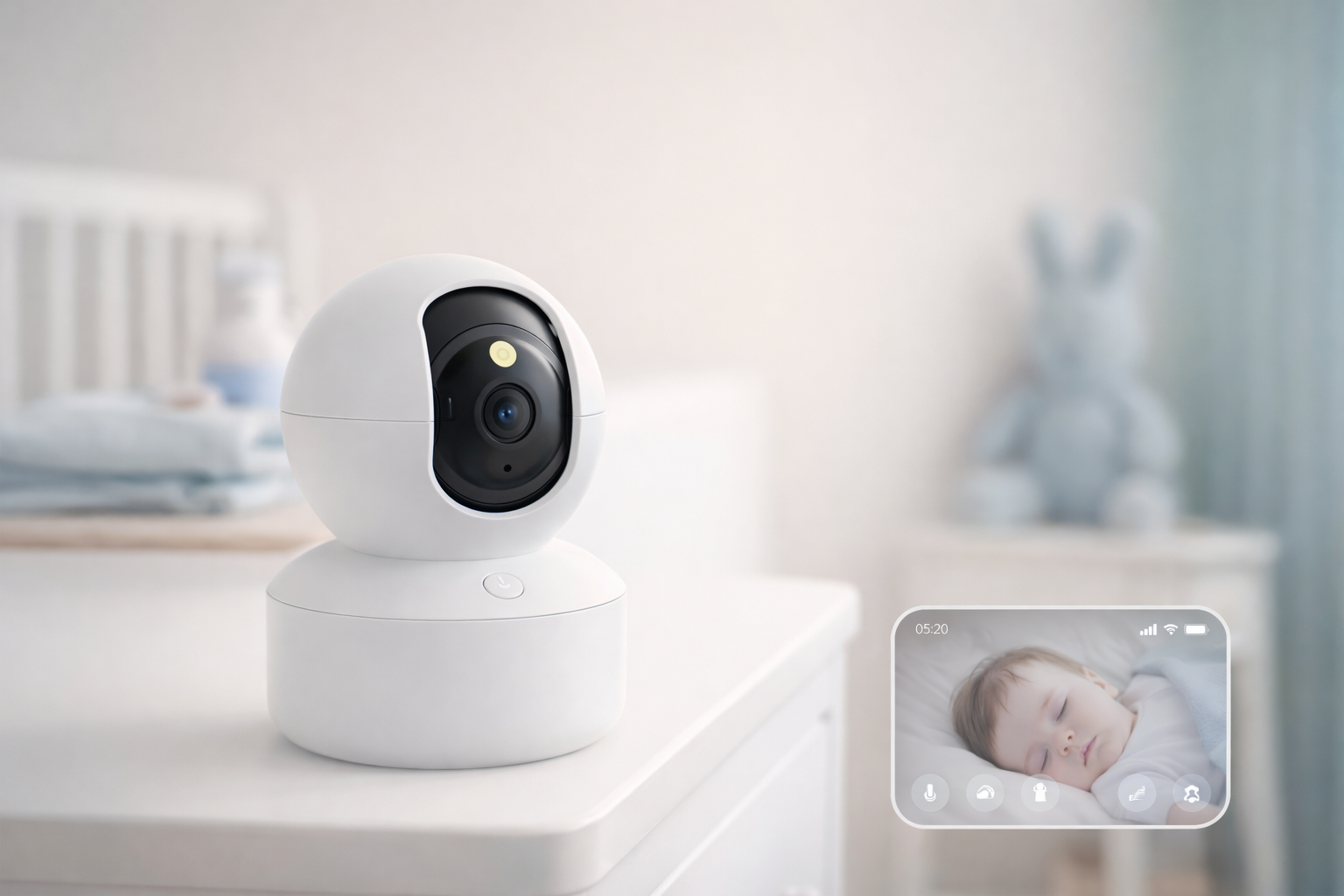 Babyphone® Caméra de Surveillance pour Bébé