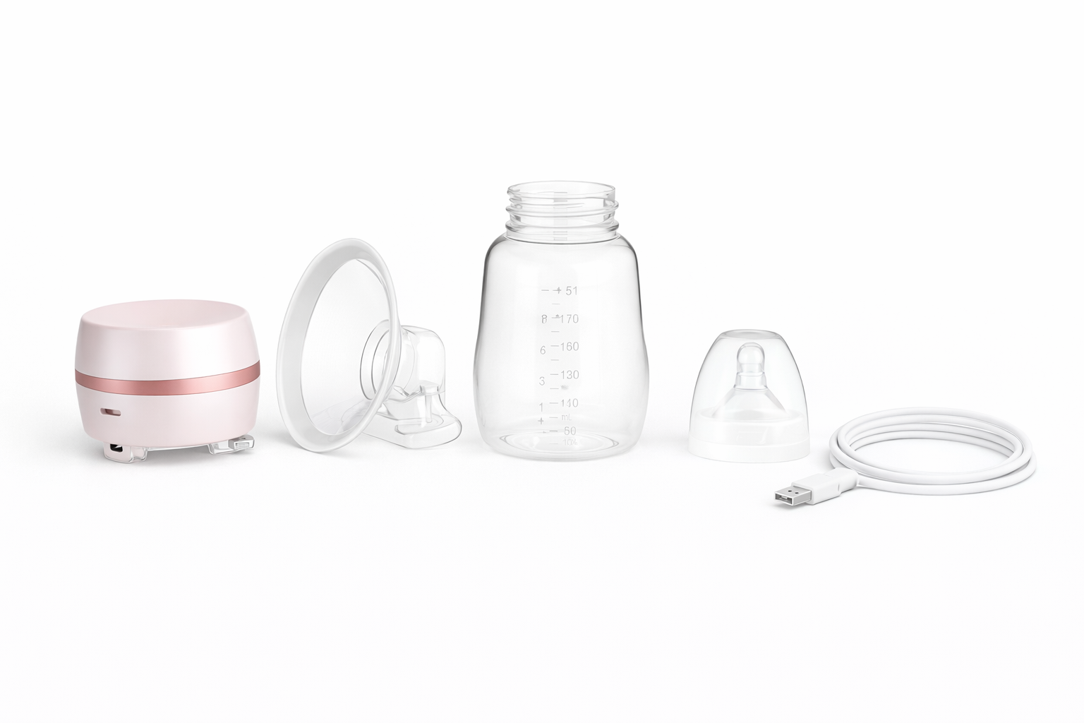 Tire-lait électrique portable Babyseren | tire lait silencieux rechargeable avec réglages de succion