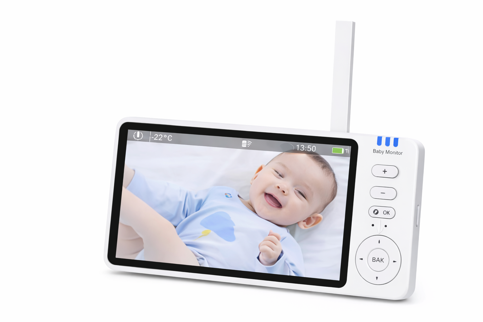 Babyphone Babyseren 1 Caméra & 1 Écran Partagé Monitor pour les parents, Sans Wi-Fi
